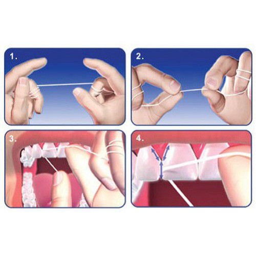 (HÀNG THẬT) Chỉ nha khoa Oral-B Essential Floss (50m/hộp)