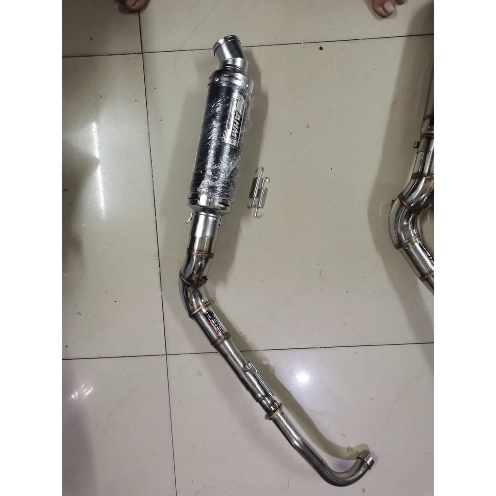 Pô ahm, pô xe dream, xe Wave có thiết kế cổ cong 2 khúc dành cho xe dream, xe Wave, xe cúp, xe sirius