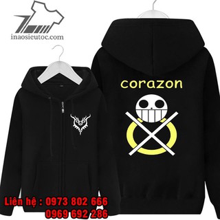 [ BÁN CHẠY ] Áo khoác Corazon - áo khoác one piece cực HOT khuyến mại khủng giá rẻ dẹp