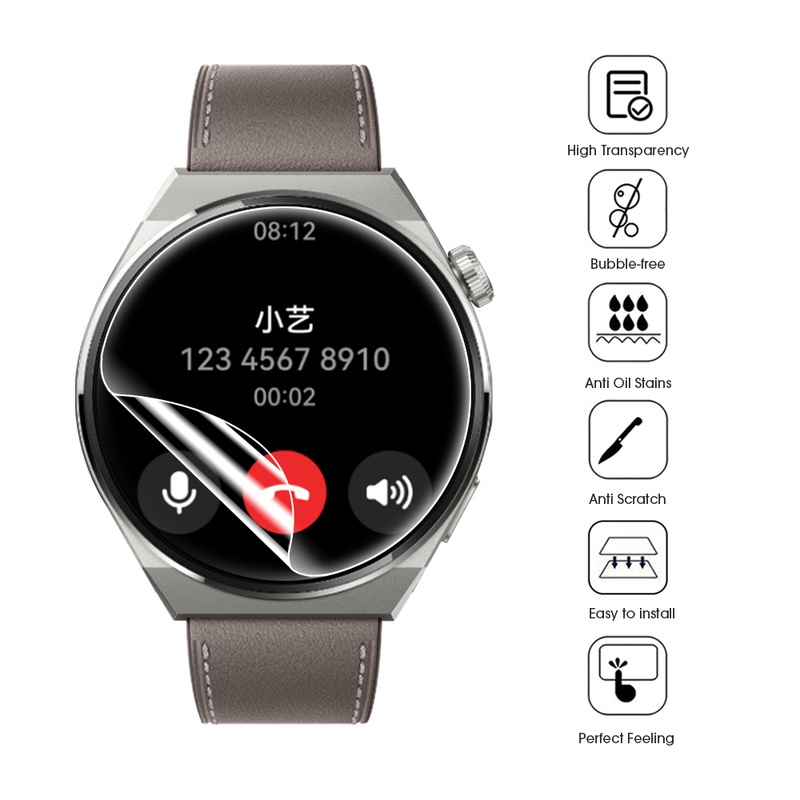 Miếng Dán TPU Mềm Bảo Vệ Màn Hình Cho Huawei Watch GT3 Pro 43mm/46mm