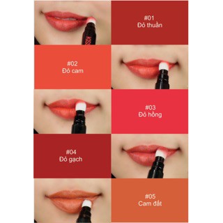 Son Kem Lì Dạng Bút F7D Kissing Cushion Tint