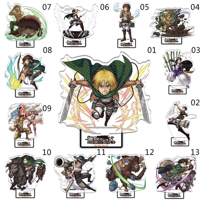 Tmdbyx Mô Hình Nhân Vật Levi Ackerman Trong Phim Attack On Titan Bằng Acrylic Hai Mặt Trang Trí Nhà Cửa
