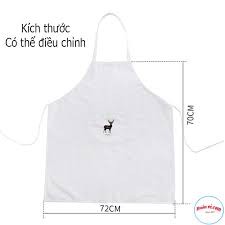 Tạp dề hình hươu siêu bền chống thấm nước