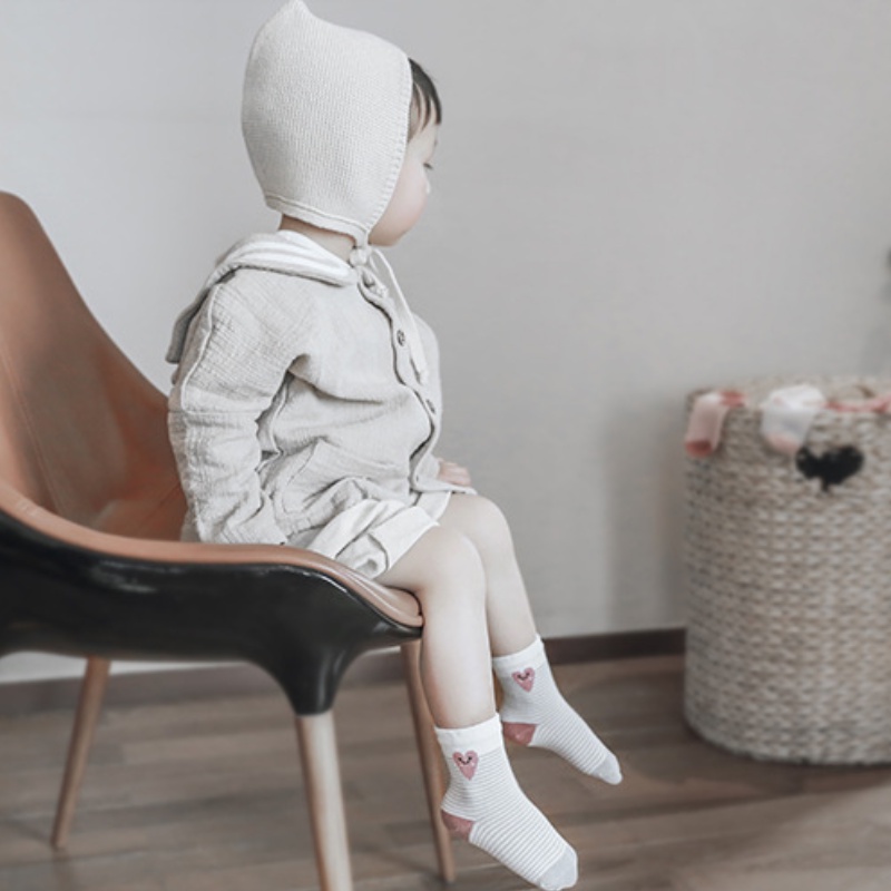 Bộ 5 đôi vớ KOKOROCARE YR-08-02 in hình hoạt hình size S/M/L/XL cho trẻ 0-8 tuổi