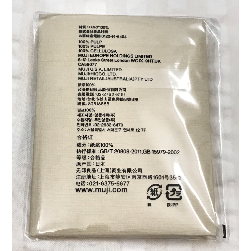 [MUJI] Giấy Thấm Dầu 100pcs