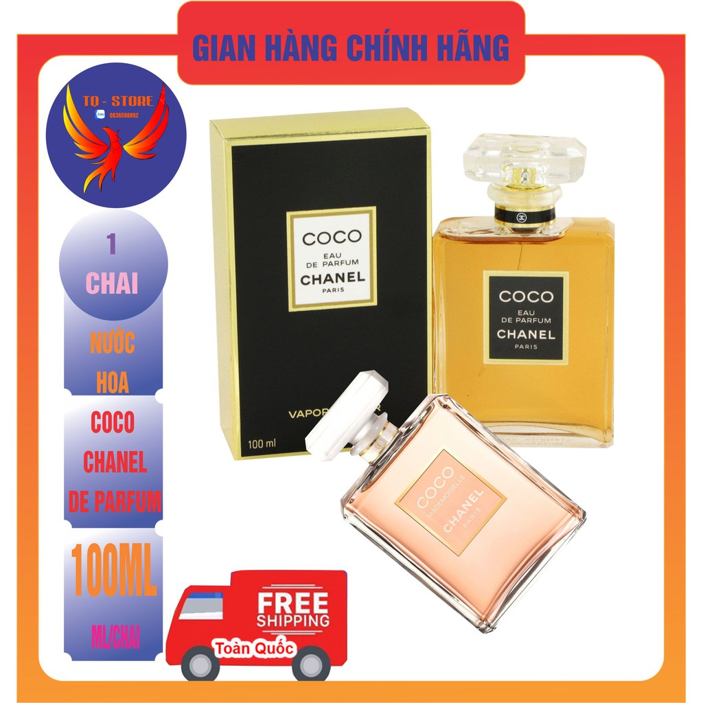 Nước hoa COCO Vàng-Hồng[ 100ml Mùi Hương bí ẩn & Gợi Cảm]