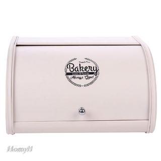 Thùng Đựng Bánh Mì Bằng Sắt Có Nắp Phong Cách Retro