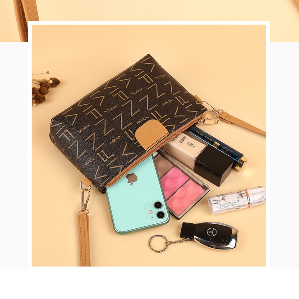 Túi Đeo Chéo Nữ Xinh Phong Cách Thời Trang Châu Âu, Túi Đeo Vai Nữ Mini Thương Hiệu LUXYL TX024