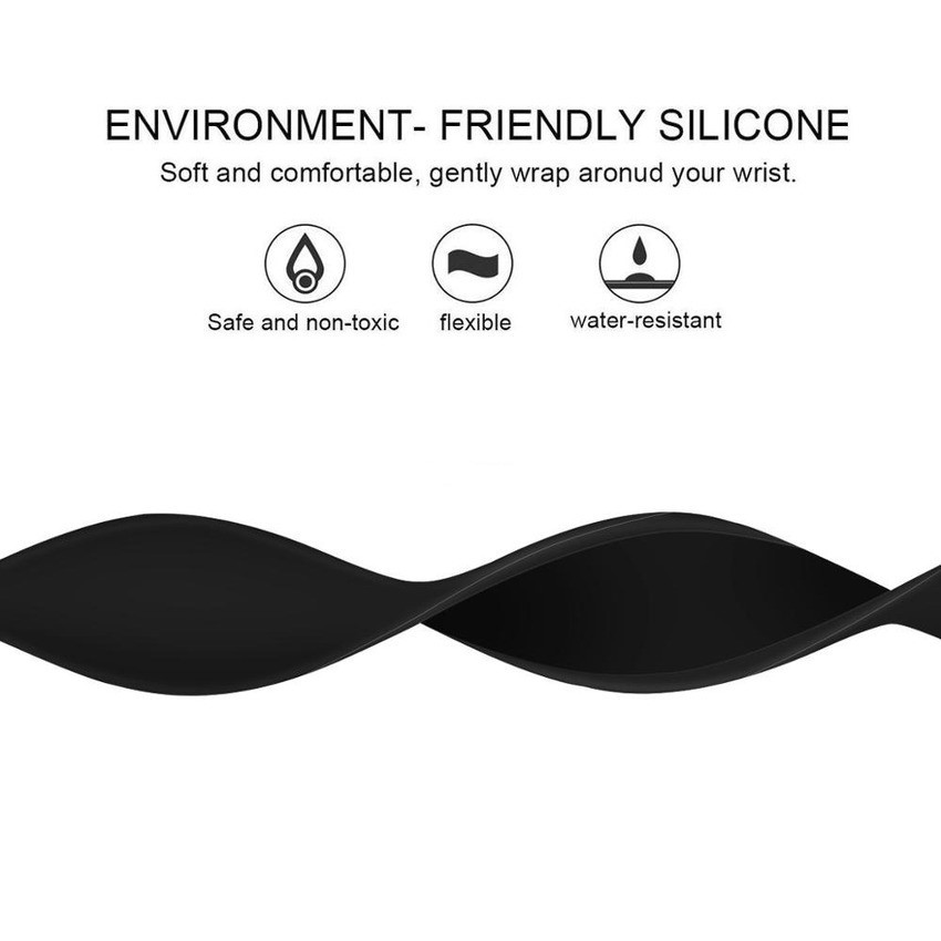 Dây đeo đồng hồ bằng silicon mềm cho đồng hồ Apple 6 Se5 4 3 2 1 38mm 40mm 44mm 42mm