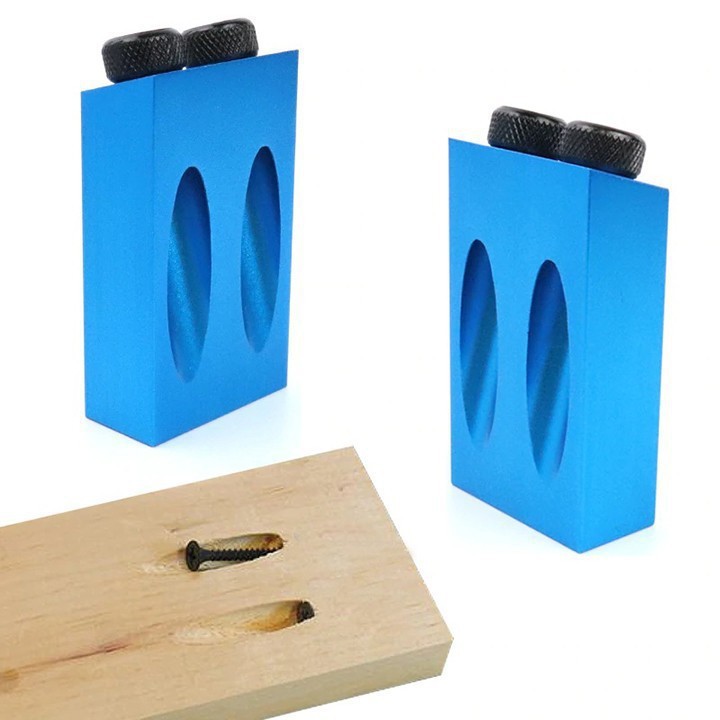 Bộ cữ giúp khoan chéo, khoan xiên 6-10mm- Cữ định vị mũi khoan gỗ,máy khoan đa năng