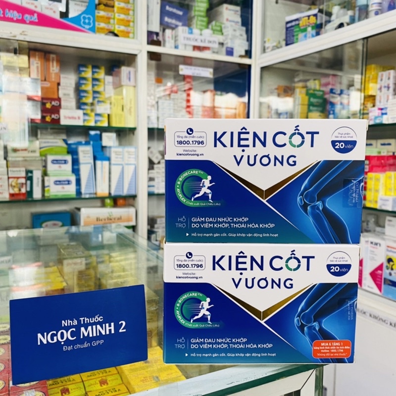 ✅ [Chính Hãng] Viên uống Xương Khớp - Kiện cốt vương, hỗ trợ giảm đau khớp, viêm khớp,tái tạo sụn, mạnh gân cốt. 20 viên