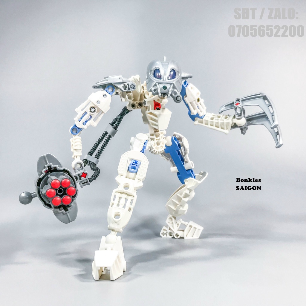 Đồ Chơi Mô Hình Vintage lắp ráp LEGO Bionicle: 8915 Toa Mahri Matoro Chính Hãng Đan Mạch (2007)