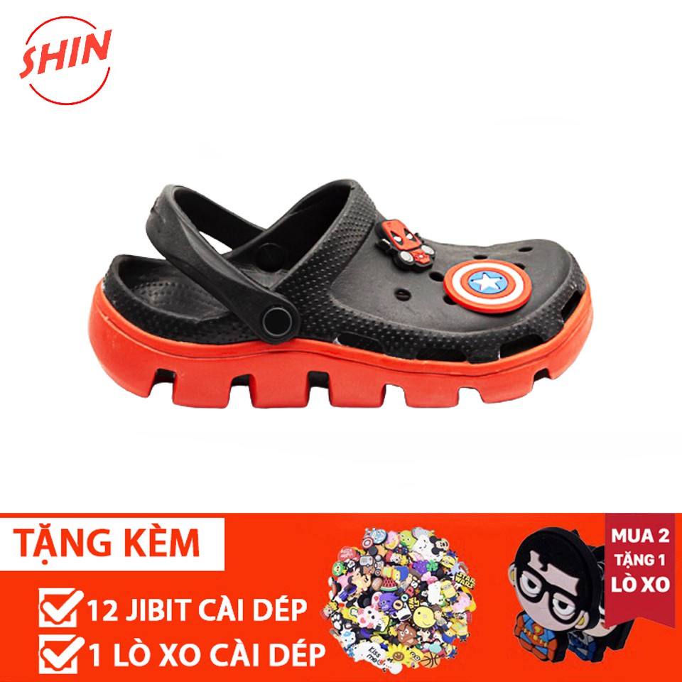 dép cross khủng long DUET ĐEN ĐẾ ĐỎ DÉP CROSSdép cross siêu hottrend YU888