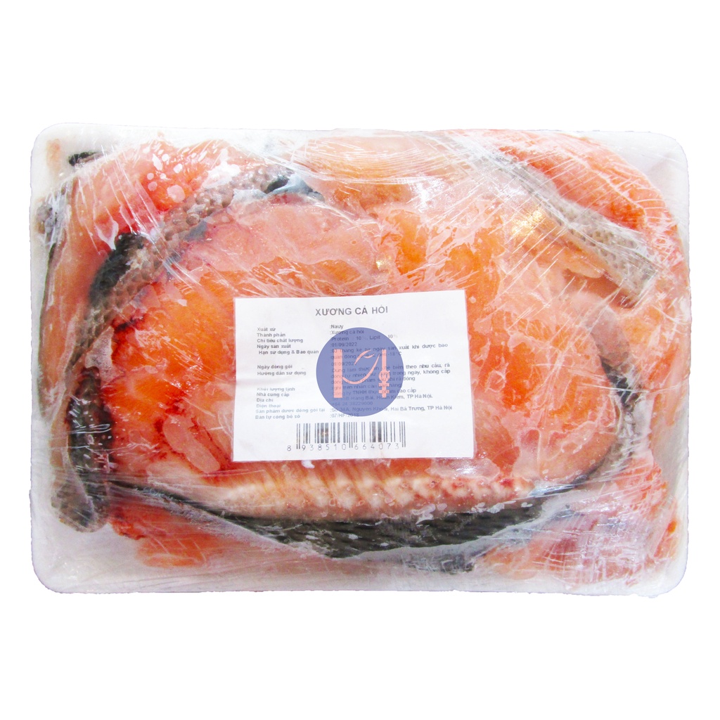 Xương Cá Hồi Na Uy Đông Lạnh Khay 1kg