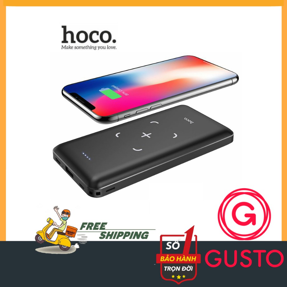 [CHÍNH HÃNG] Pin Sạc Dự Phòng Tích Hợp Sạc Không Dây Hoco 10000 Mah ✔Hỗ Trợ Sạc Nhanh | BigBuy360 - bigbuy360.vn