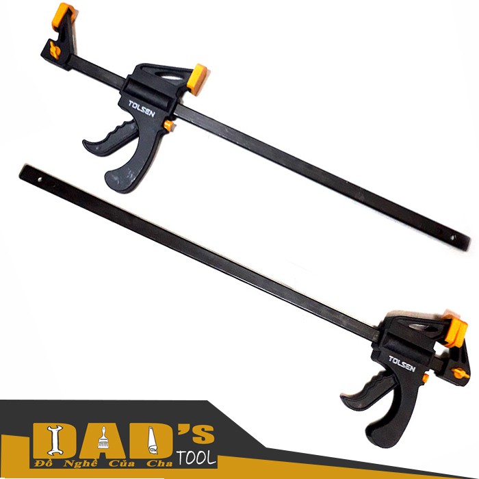 KẸP NHANH CHỮ F SIZE LỚN 450/600MM - TOLSEN 10206/07