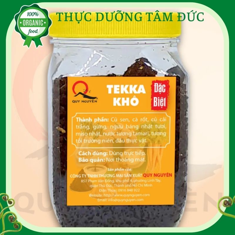 Tekka khô Quy Nguyên  hộp 200g -
