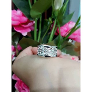 Nhẫn lông đuôi- xương bọc bạc ta