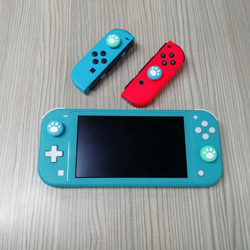 Vỏ Bọc Bảo Vệ Nút Bấm Hình Chân Mèo Dễ Thương Cho Tay Cầm Chơi Game Nintendo Switch Lite