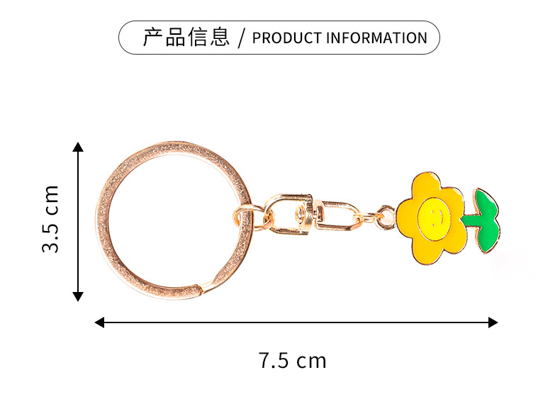 Móc Khóa Kim Loại Dễ Thương Sáng Tạo