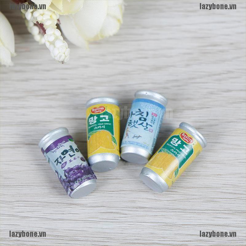 Bộ 4 Bình Nước Trang Trí Nhà Búp Bê Xinh Xắn