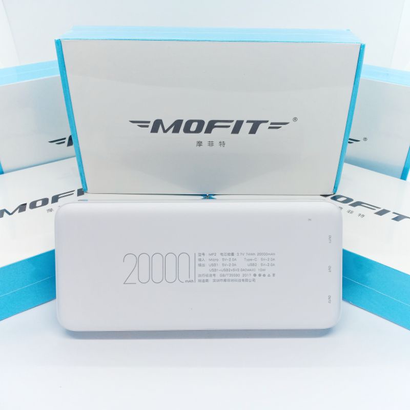 Sạc dự phòng MOFIT MF2 20000mAh sạc nhanh chính hãng