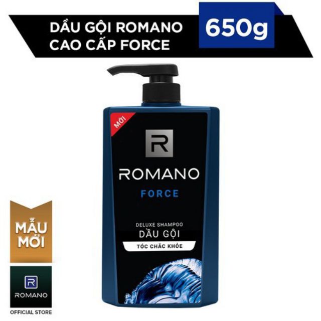  Dầu gội và sữa tắm Romano 650g