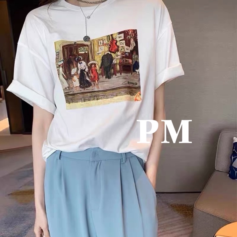 Áo phông bức tranh sơn mài PM11