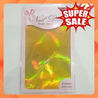 Sticker Dán Trang Trí Móng Tay Golden Laser