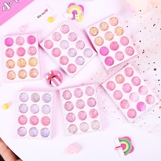Set 12 kim tuyến nhũ trang điểm làm móng ulzzang (kèm keo dán)
