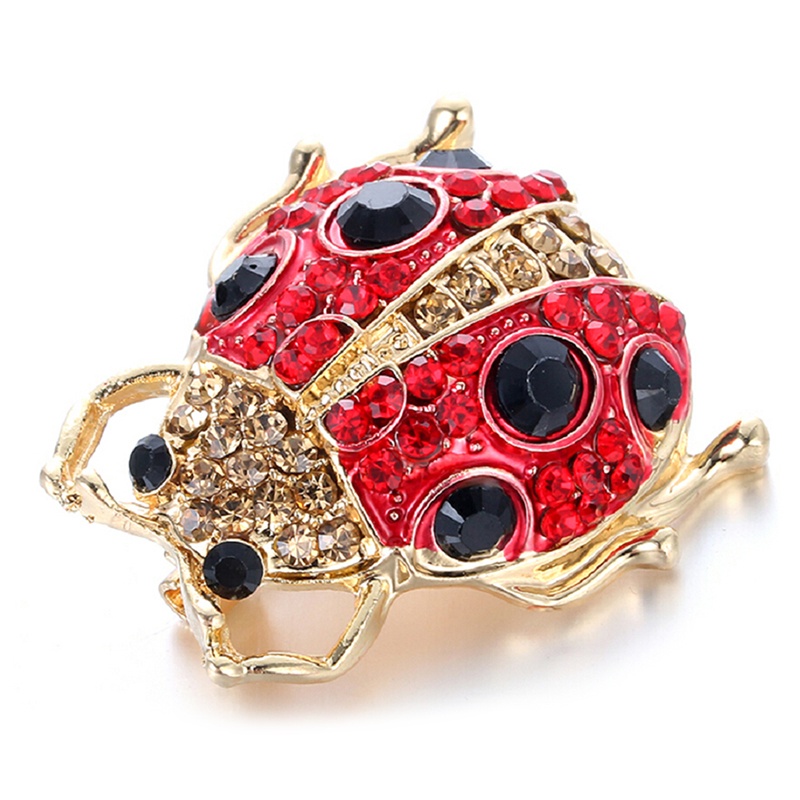 Ghim Cài Áo Hình Côn Trùng Đính Pha Lê Phong Cách Vintage