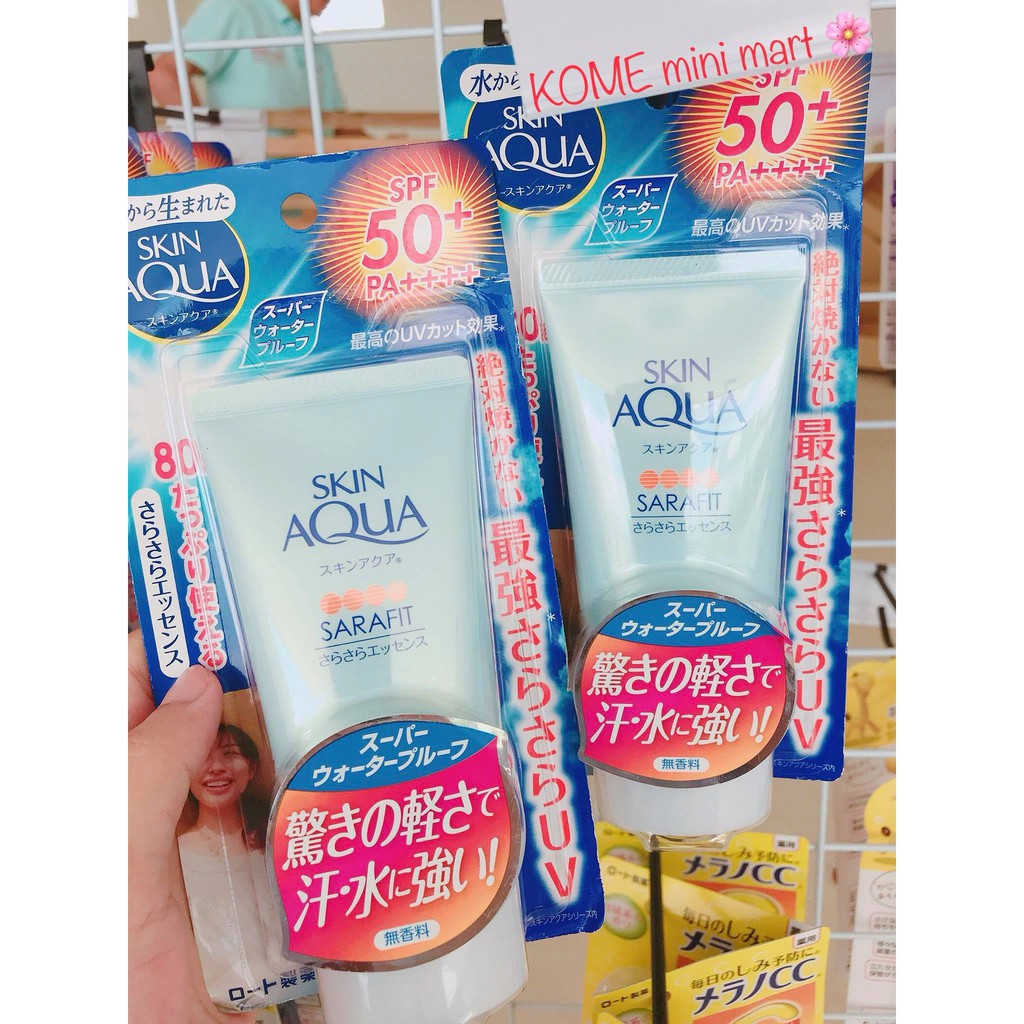 KEM CHỐNG NẮNG ROHTO SKIN AQUA SARAFIT UV ESSENCE SPF50+ PA++++