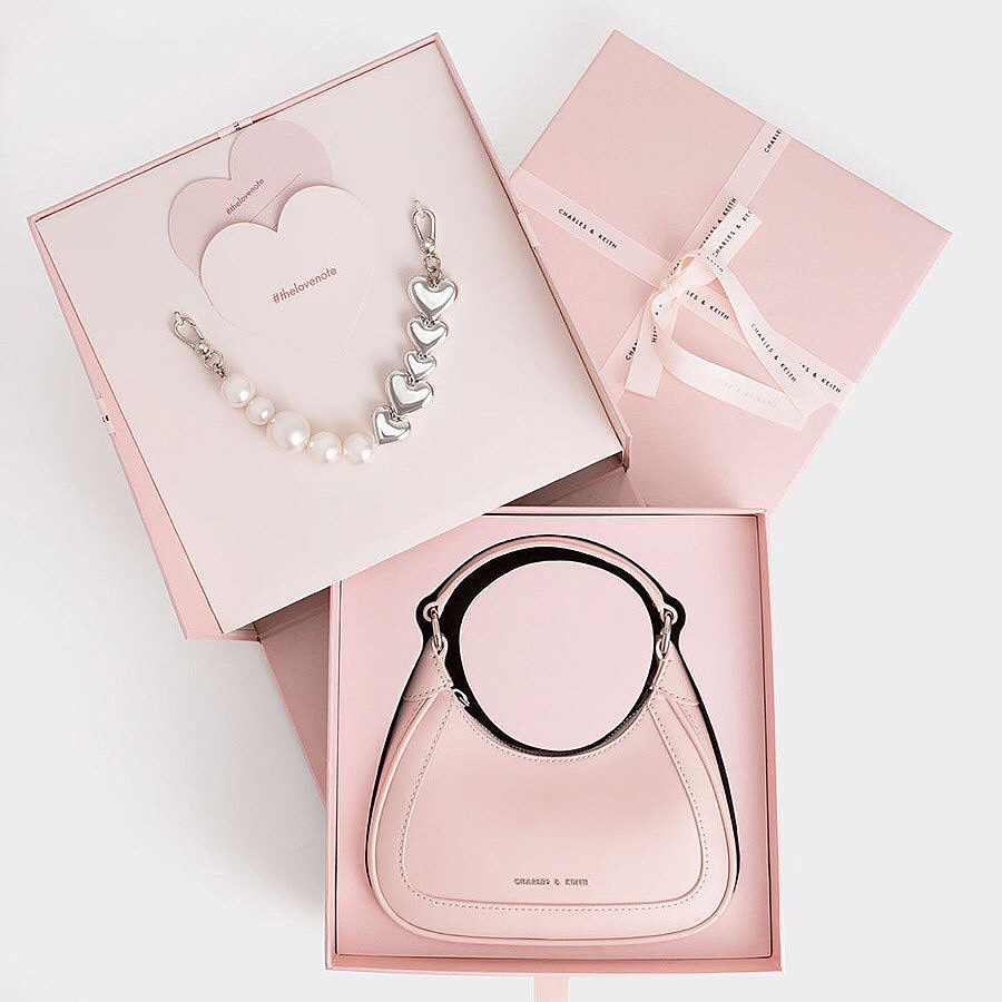 Túi xách cnk tim ngọc box hồng Túi ck box hồng  - ZENI.STORE