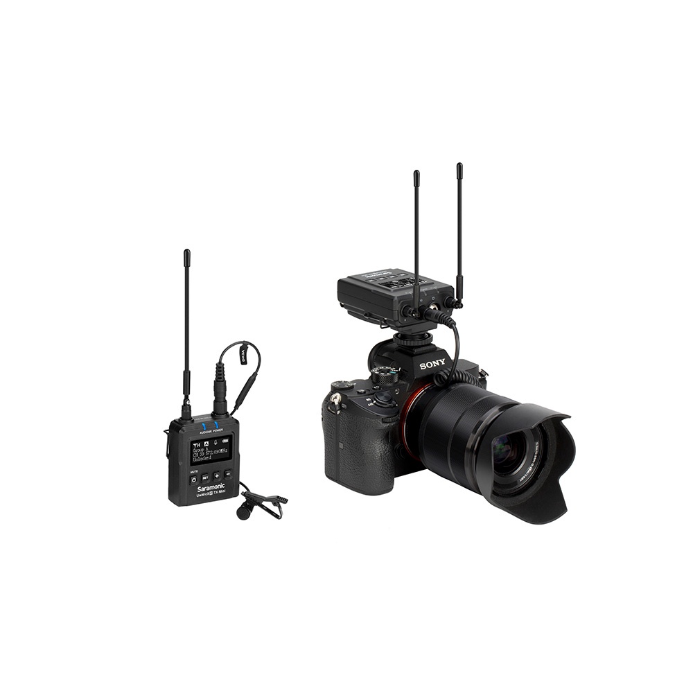 Bộ Micro Thu Âm Không Dây Saramonic UwMic9S Kit 1 Mini -Sáng Tạo Nội Dung, Làm Phim, Vlog -Bảo Hành Chính Hãng 24 Tháng