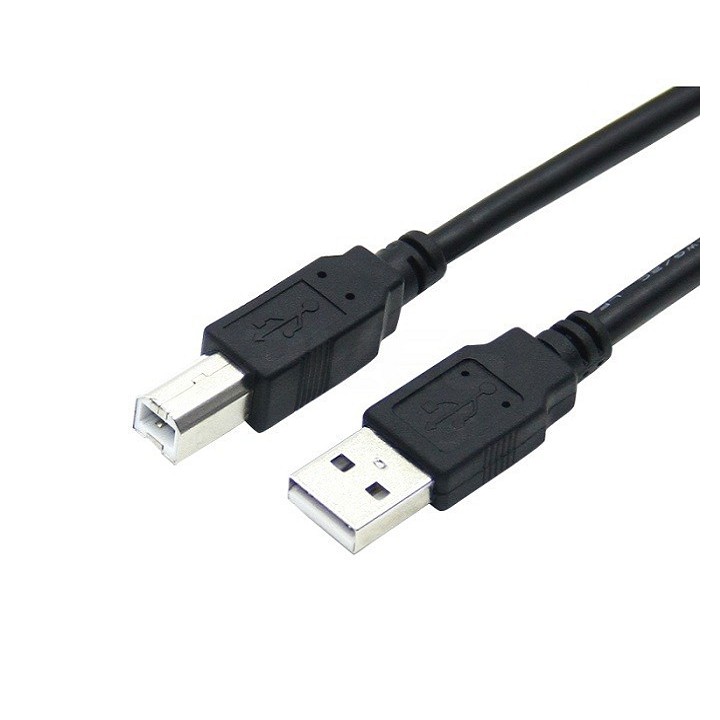 Dây máy in cổng USB độ dài tùy chọn (5M, 10M) đen