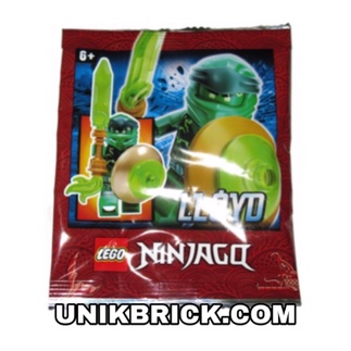 Lego UNIK BRICK Ninjago 892172 Lloyd Foil Pack Polybag 6 Túi nhân vật Ninja xanh lá