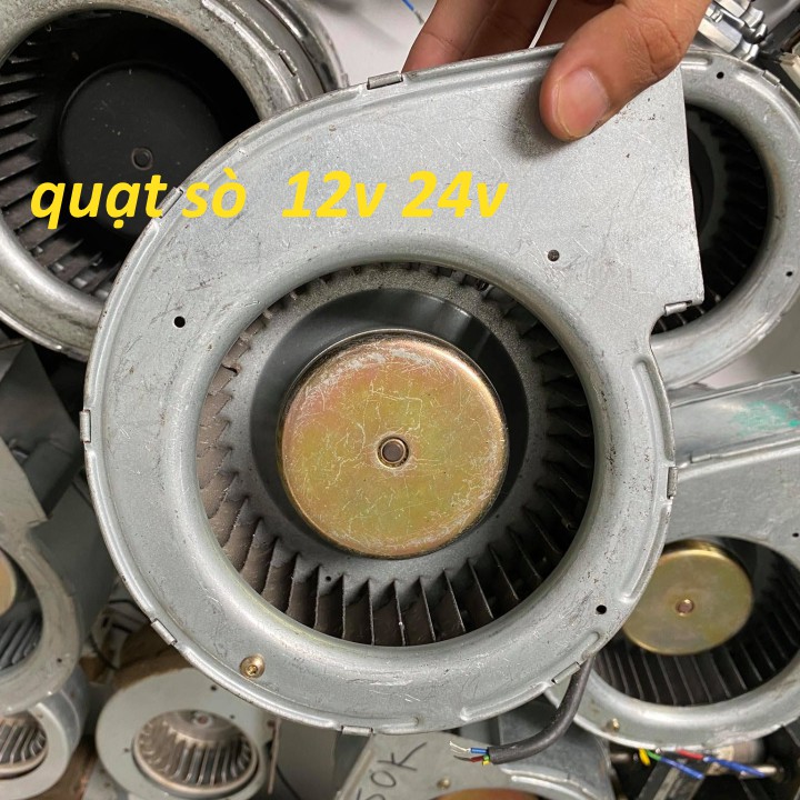 Quạt sò 12v 24v hàng bãi nhật