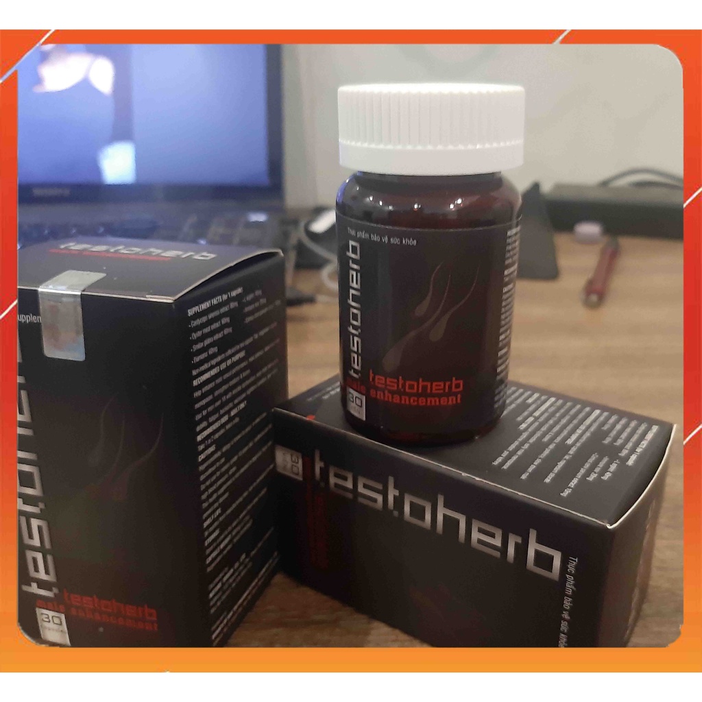 Viên Uống Sinh Lý Testoherb - Mạnh Mẽ Lâm Trận Thỏa Mãn Cuộc Yêu Xuất Ồ Ạt - Chính Hãng 30 Viên