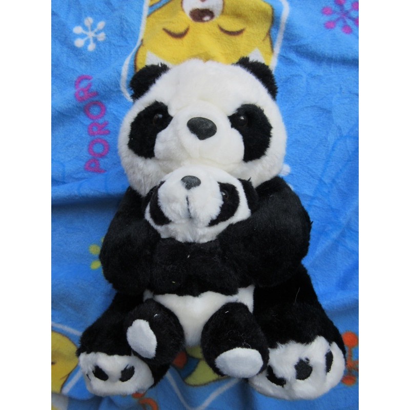 Gấu bông mẹ con panda