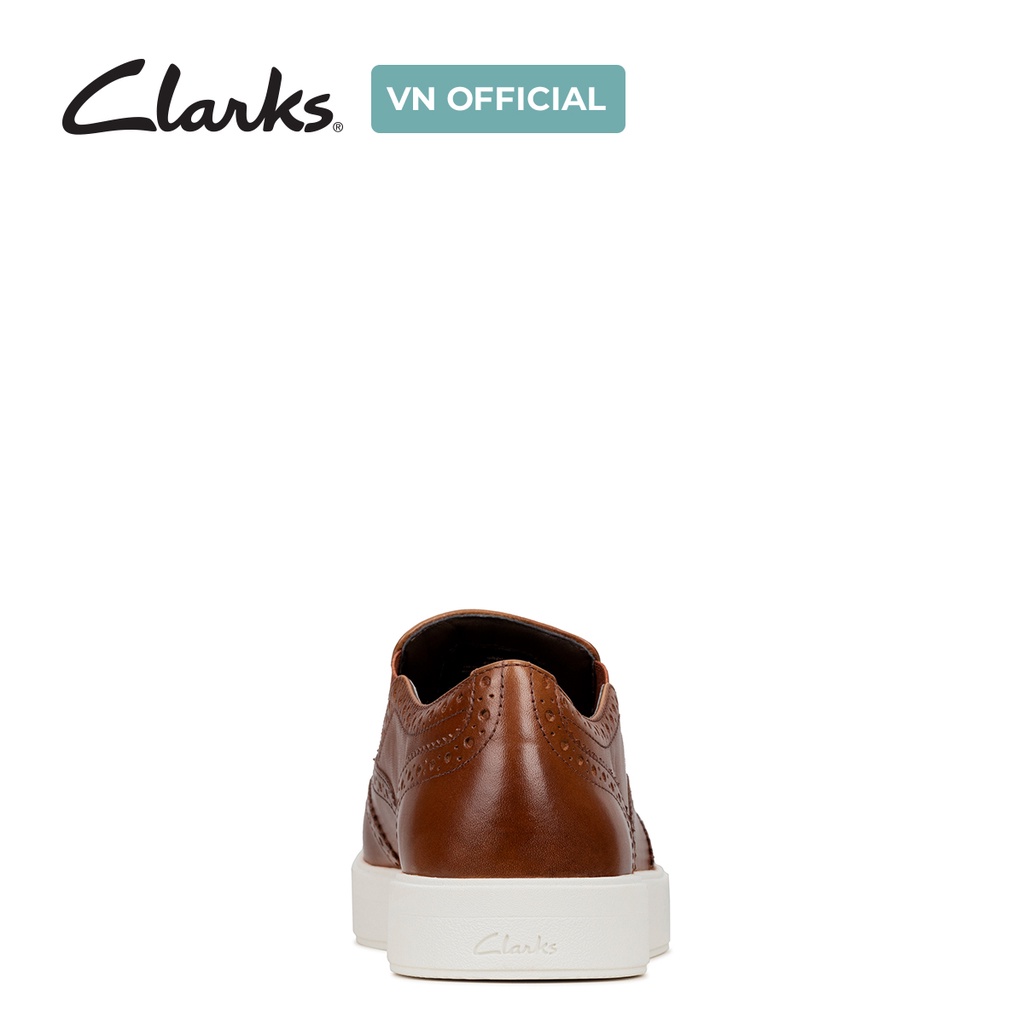 Giày sục nam CLARKS Helston Step màu da bò