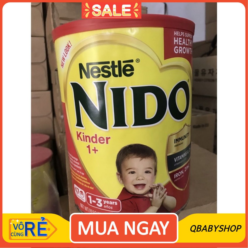 Sữa Nido Mỹ - Sữa Nido nắp đỏ 1,6 kg[T8/2021]