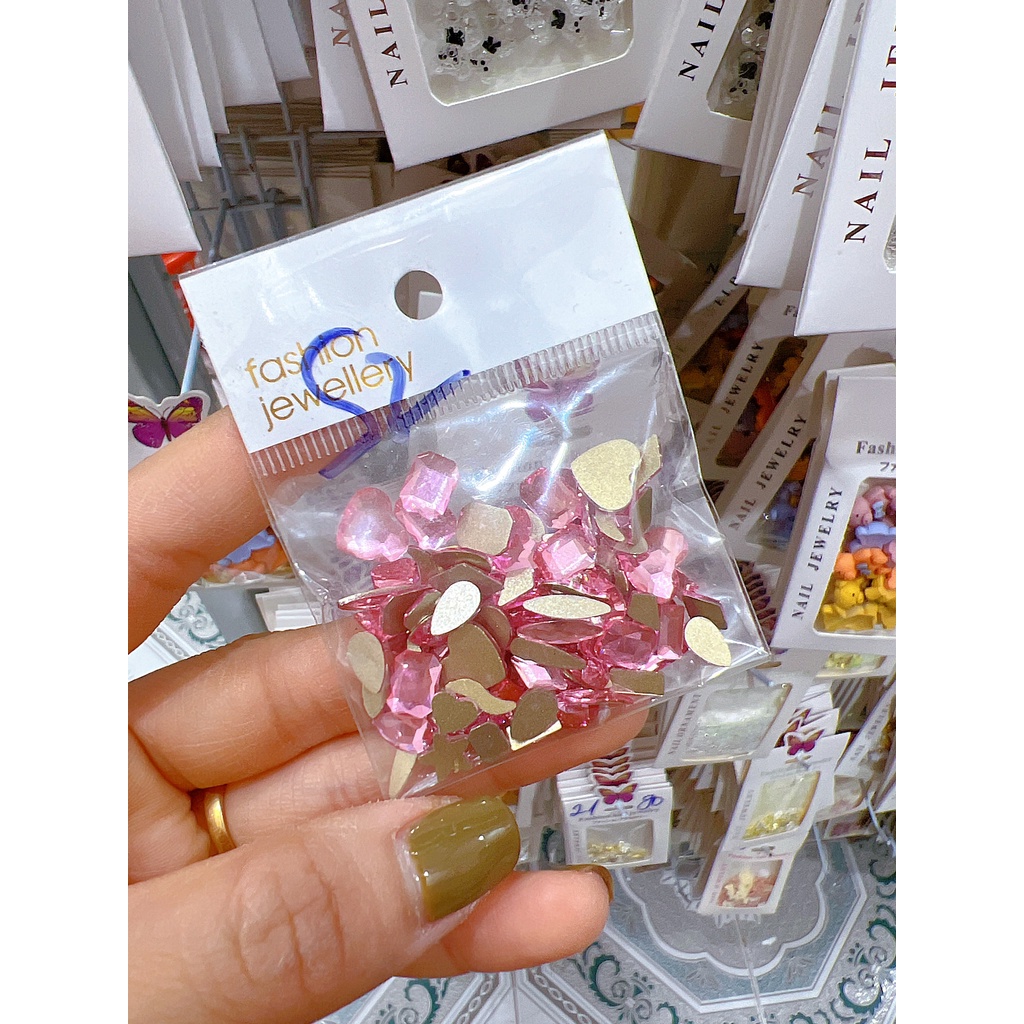 Đá Khối Chân Bằng Túi, Đá Khối Túi Hàng Loại 1 Chuẩn Công Ty - Trùm Nail Mi