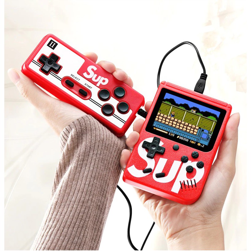 Máy Chơi Game Retro Mini - Sup 400 in1 - Máy Chơi Game Cầm Tay Tích Hợp 400 Game - Quà Tặng Sinh Nhật Cho Trẻ Em