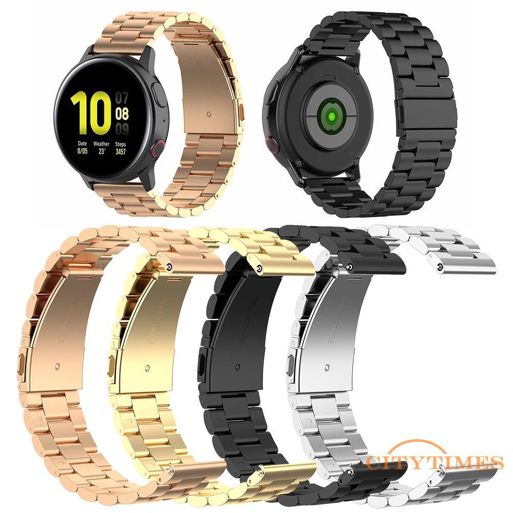 Dây Đeo Kim Loại 20mm Cho Đồng Hồ Samsung Galaxy Watch Active 2 40 / 44mm