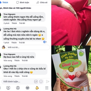 Ngũ cốc Bà Bầu siêu chất bổ dưỡng (mua hai hộp tặng tinh dầu tràm 50k)