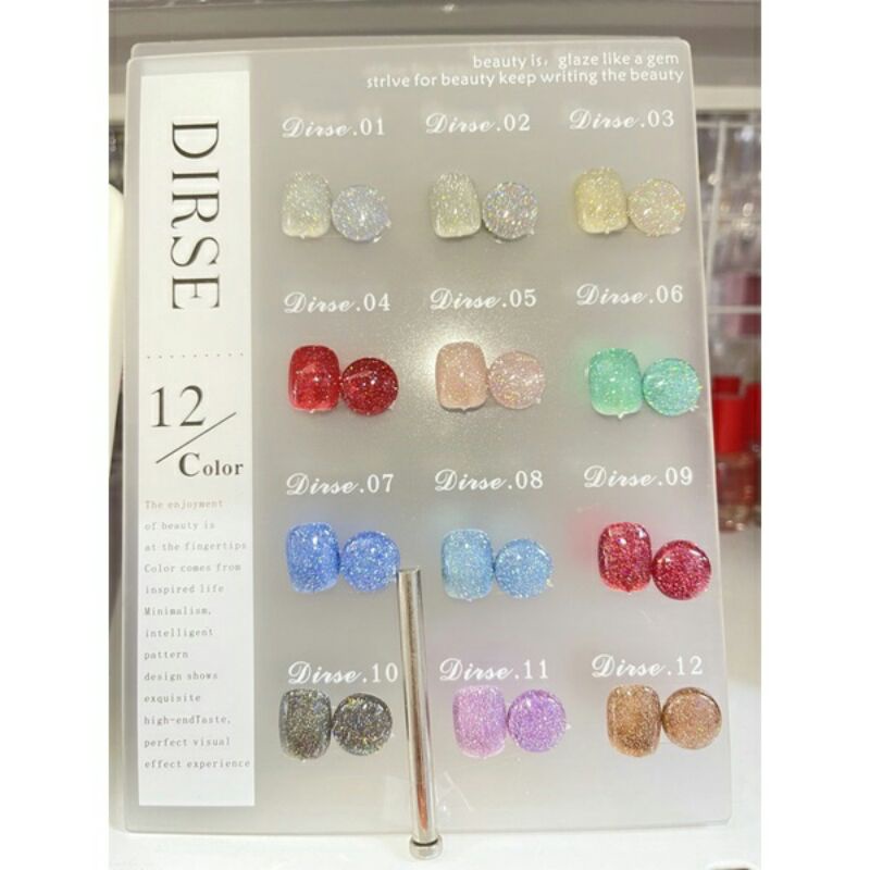 set sơn gel flash 12 màu