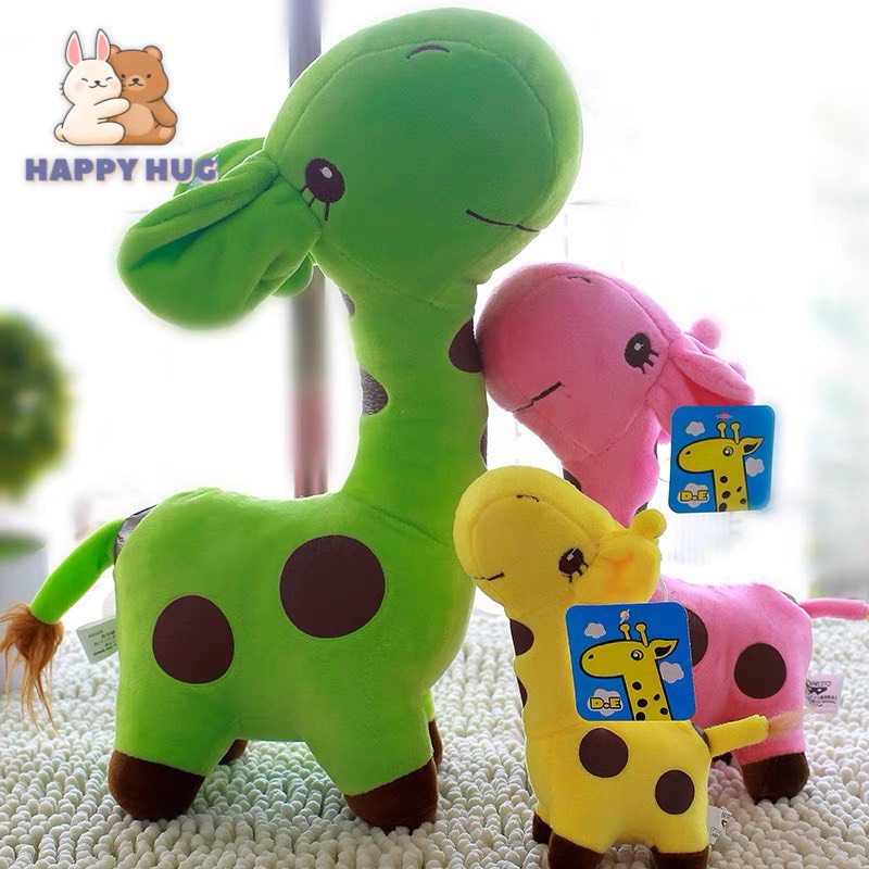 Thú bông hươu cao cổ size 25/40 cm, đồ chơi gấu nhồi bông cho đáng yêu cho bé - Happy Hug