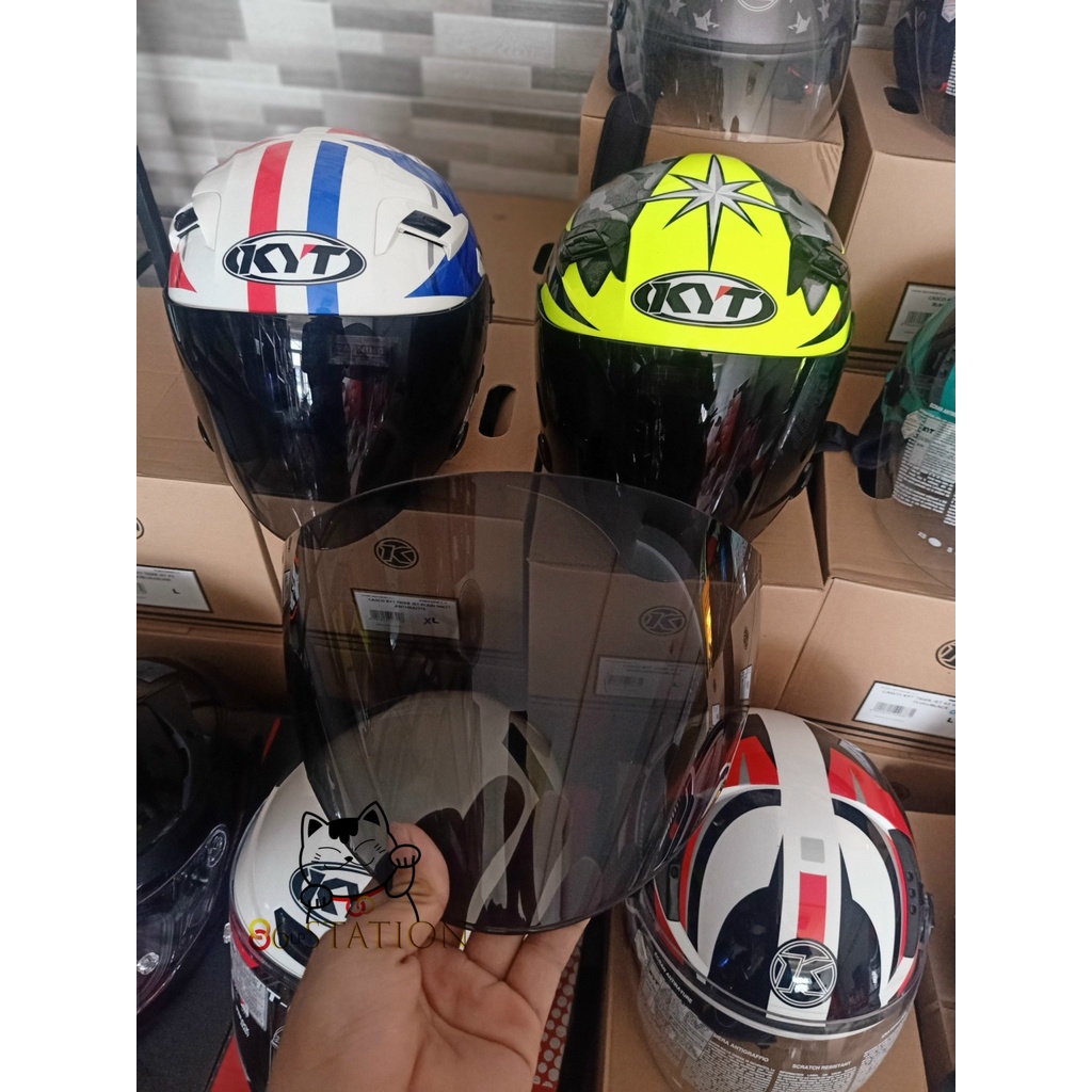 Kính đen kyt 3/4 venom chính hãng