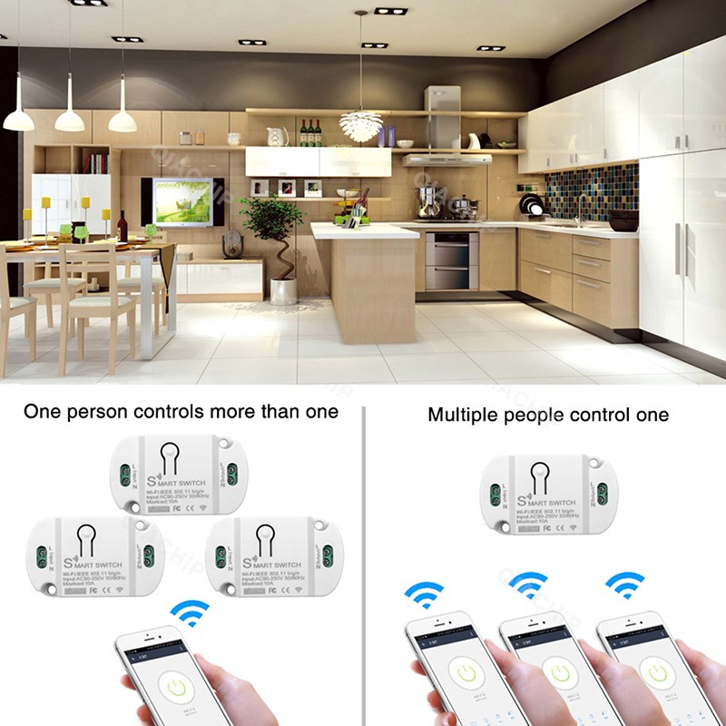 Mobile Phone APP Wireless Remote Remote Control Timing Can Voice Control Wifi Timing Switch Wifi Smart on-off Device