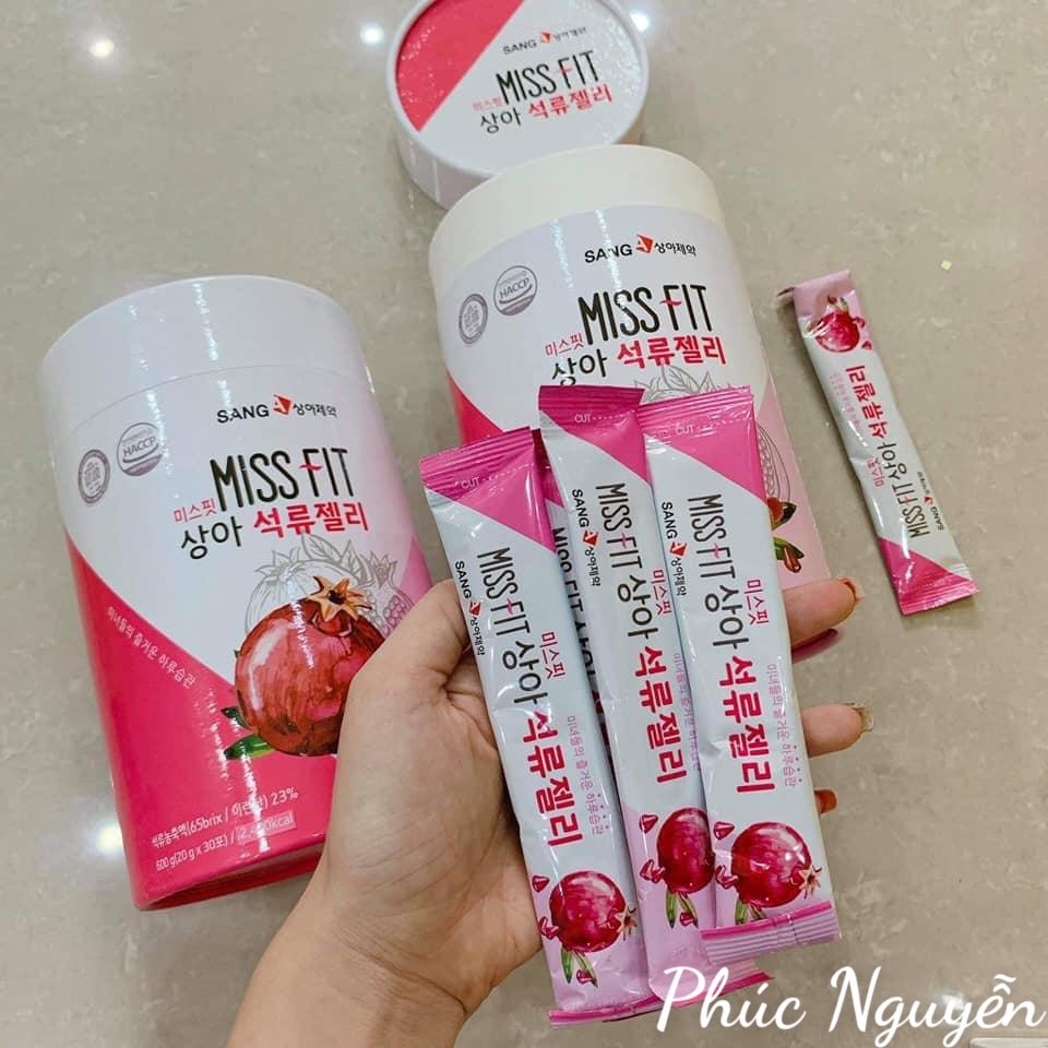 Thạch Lựu SangA Miss Fit Đẹp Da Giảm Cân Hàn Quốc (30 gói) - Bổ Sung Collagen Đẹp Da